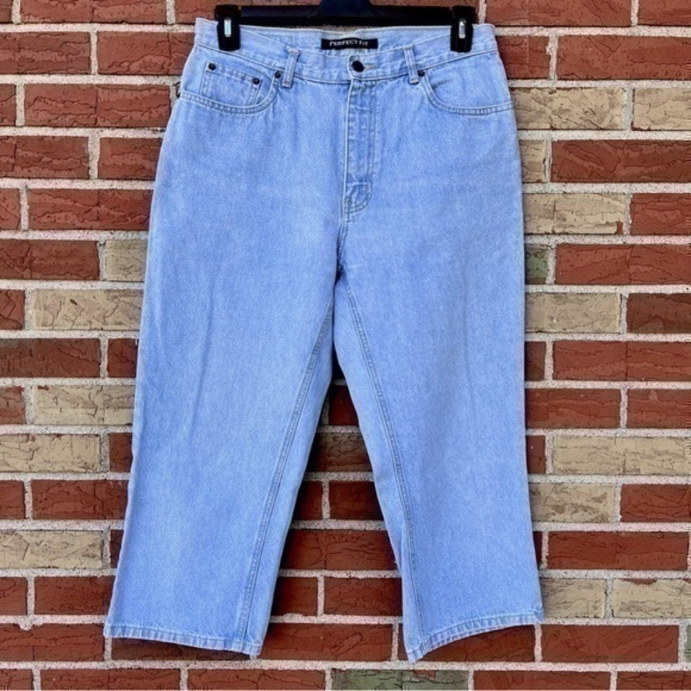 Vintage bill blass Perfect Fit Blue Mom Crops/Capri Pants 👖